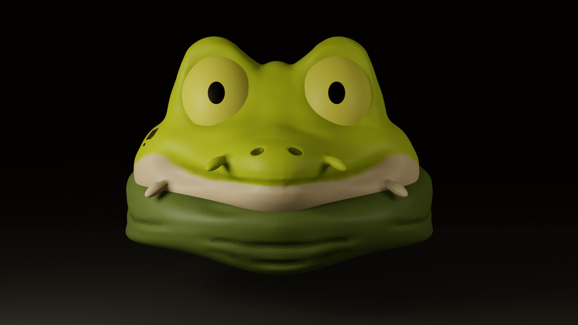 Frog Head Sculpt - 2