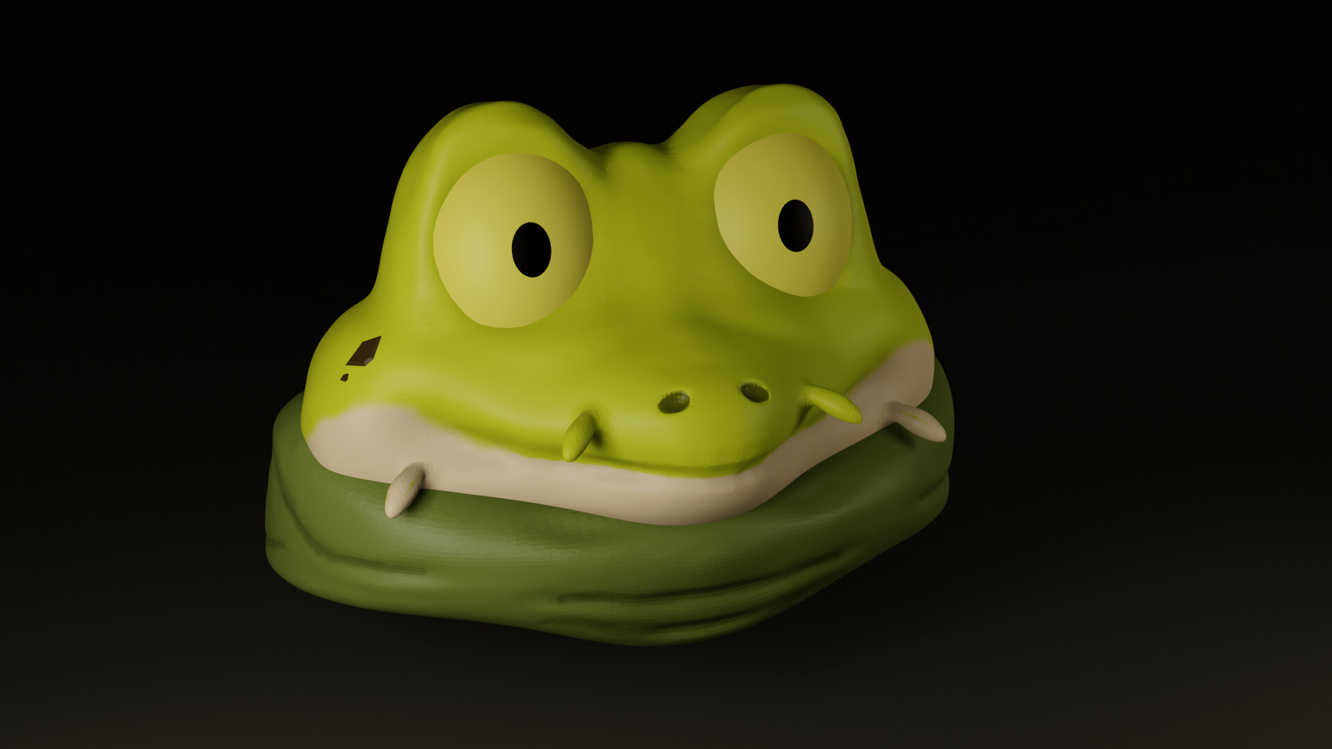 Frog Head Sculpt